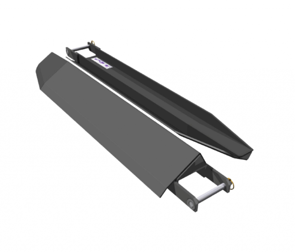 Triangular Fork Extensions TippingSkips.co.uk