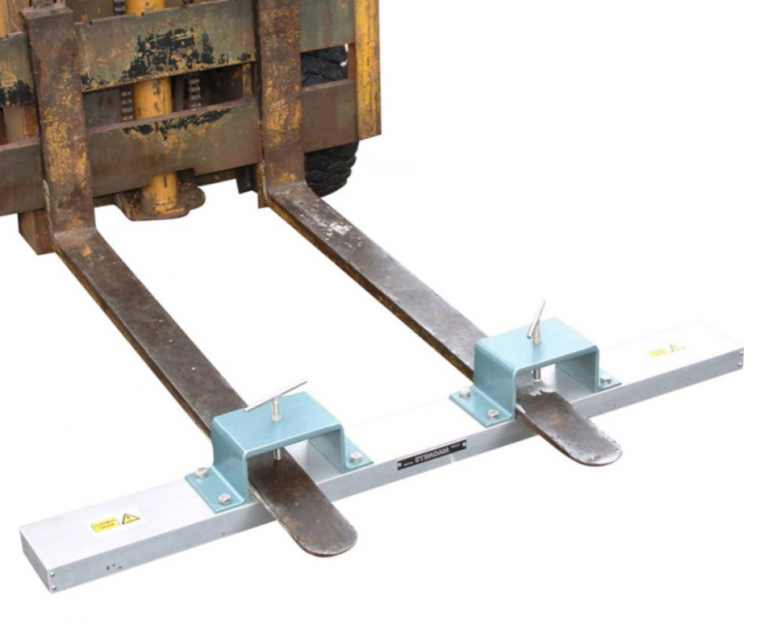 Forklift Sweeper Made in the UK TippingSkips.co.uk