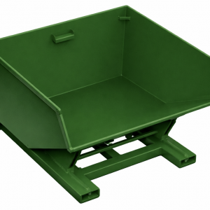 750L ECO Tipping Skip Green