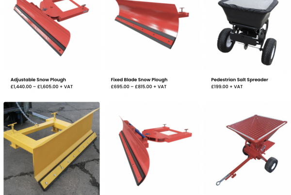 Prepare for Winter With Tipping Skips’ Forklift Snow Ploughs and Salt Spreaders